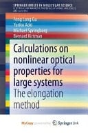 Calculations on nonlinear optical properties for large systems The elongation method