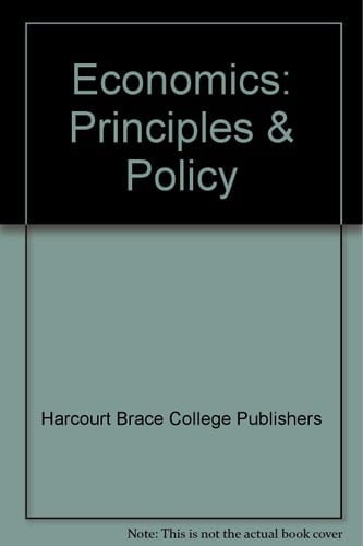 Economics Principles & Policy
