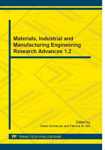 Materials, Industrial and Manufacturing Engineering Research Advances 1.2