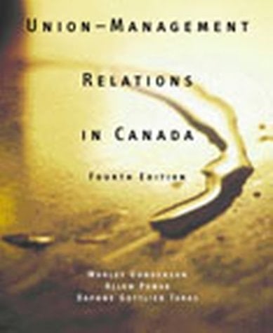 Union Management Relations in Canada