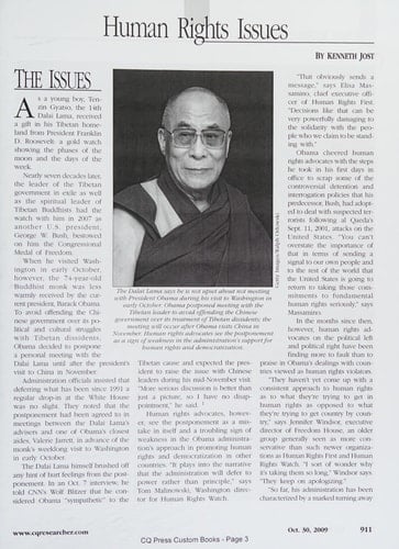 Issues for Debate in Human Rights Selections from CQ Researcher