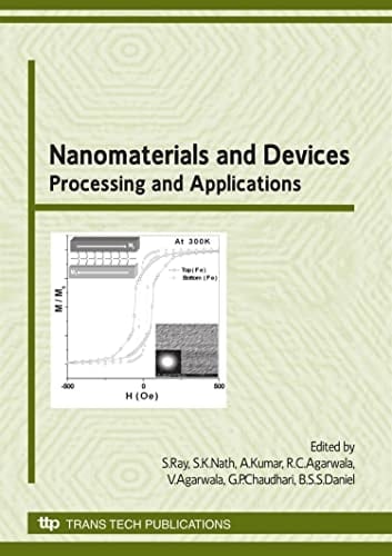 Nanomaterials and Devices Processing and Applications