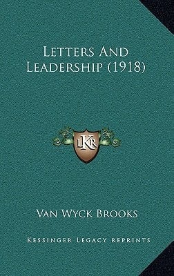 Letters And Leadership (1918)