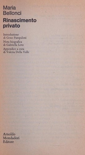 Rinascimento privato