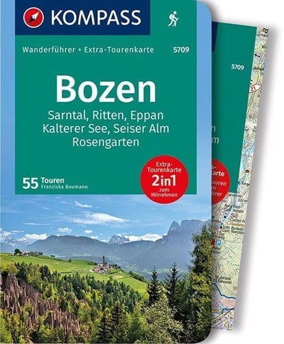 Bozen Sarntal, Ritten, Eppan, Kalterer See, Seiser Alm, Rosengarten : GPX-Daten zum Download