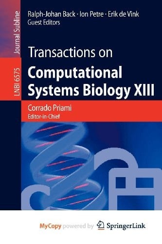 Transactions on Computational Systems Biology XIII