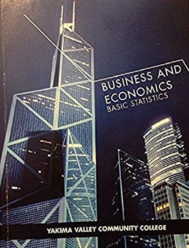 Business and Economics Basic Statistics