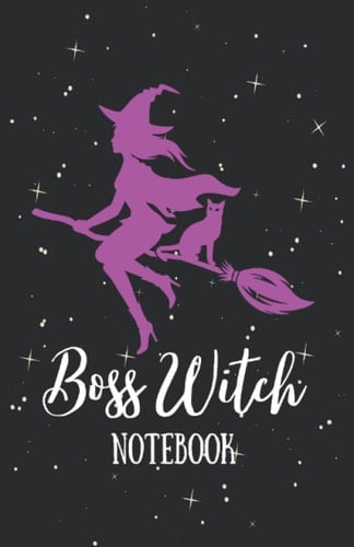Mini Boss Witch Notebook: 8.5" x 5.5" 100 sheets / 200 pages