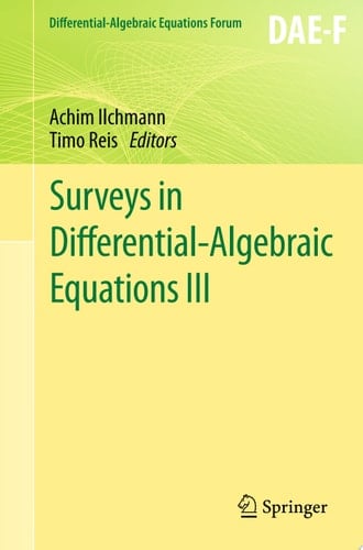 Surveys in Differential-Algebraic Equations III