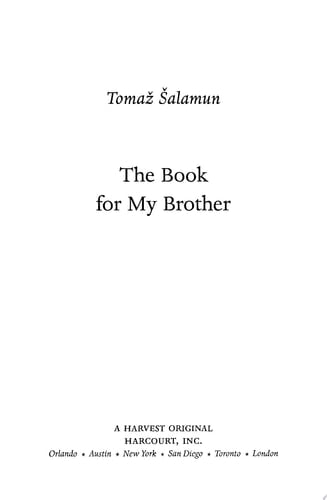 The Book For My Brother