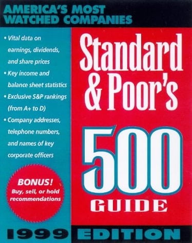 Standard and Poor's 500 Guide, 1999 Edition