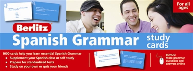Spanish Grammar - Berlitz Study Cards
