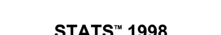 STATS Baseball Scoreboard, 1998