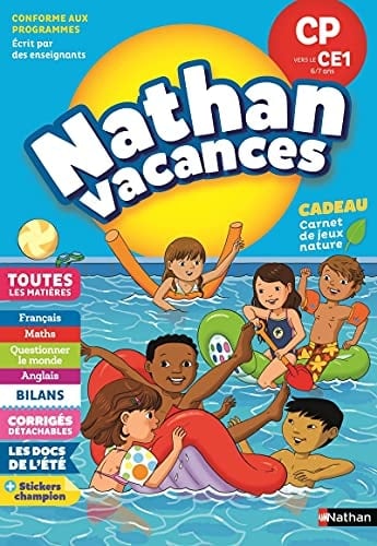 Nathan Vacances Du CP vers le CE1 6/7 ans