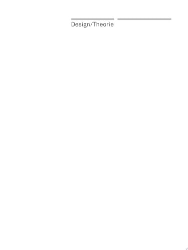 Design/Theorie Essays 1982 bis 2020