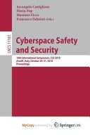Cyberspace Safety and Security 10th International Symposium, CSS 2018, Amalfi, Italy, October 29-31, 2018, Proceedings