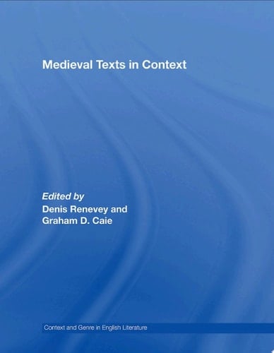 Medieval Texts in Context