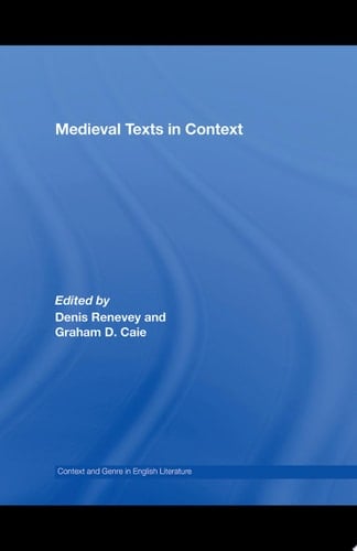 Medieval Texts in Context