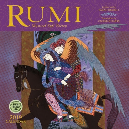 Rumi 2019 Wall Calendar: Mystical Sufi Poetry