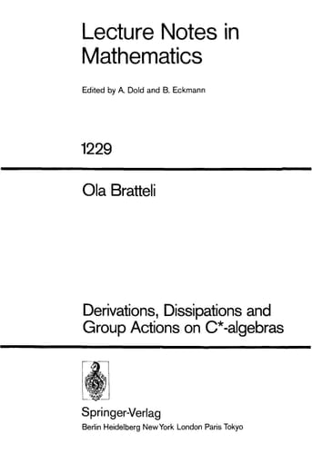 Derivations, Dissipations, and Group Actions on C*-algebras