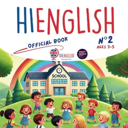HI ENGLISH N°2: PRESCHOOL BOOK 3-5 YEARS - OFFICIAL BOOK N2