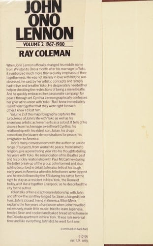 John Ono Lennon, Vol. 2: 1967-1980