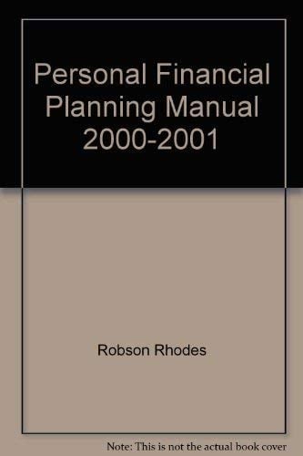 Personal Financial Planning Manual 2000-01