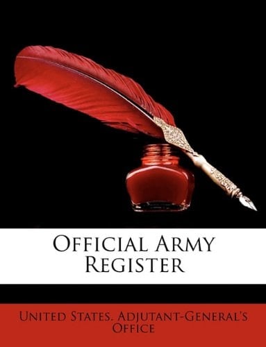 Official Army Register