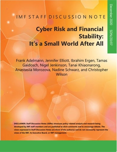 Cyber Risk and Financial Stability It’s a Small World After All