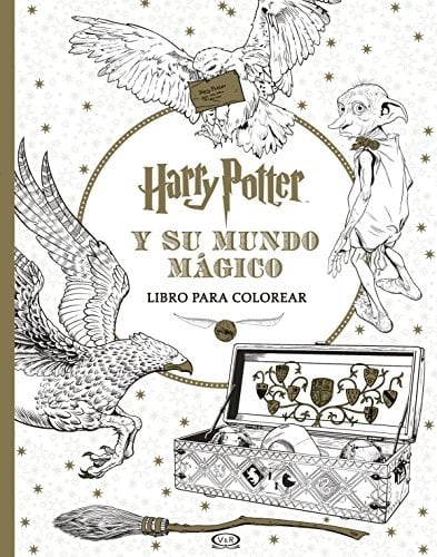 Harry Potter y su mundo mágico Libro para colorear