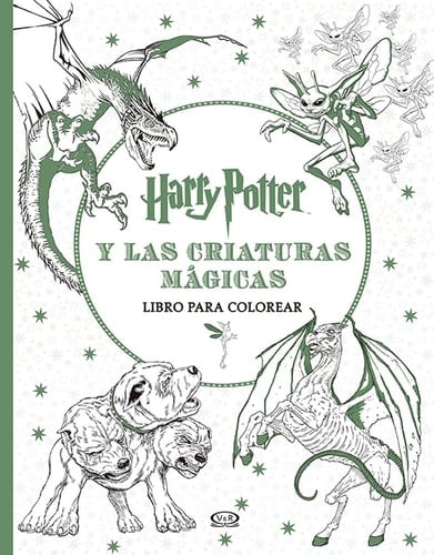 Harry Potter y las criaturas mágicas Libro para colorear