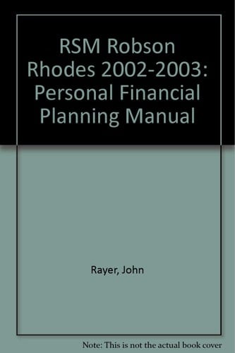 Rsm Robson Rhodes: Personal Financial Planning 2002-2003