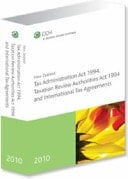 New Zealand Tax Administration Act 1994, Taxation Review Authorities Act 1994 and International Tax Agreements