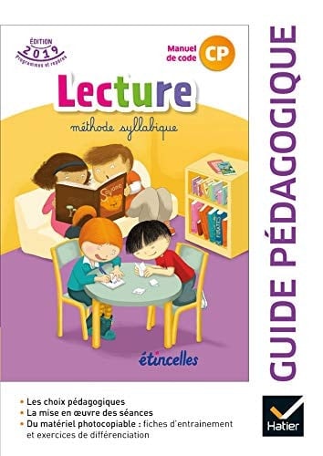 Lecture méthode syllabique CP Etincelles Guide pédagogique