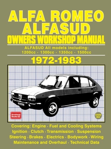 Alfa Romeo Alfasud 1972-1983 Owners Workshop Manual