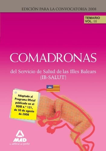 Comadronas del ib-salut. Temario. Volumen iii