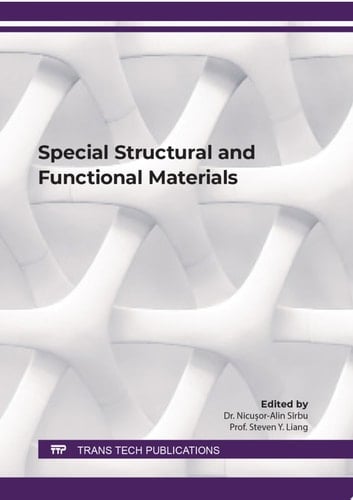 Special Structural and Functional Materials