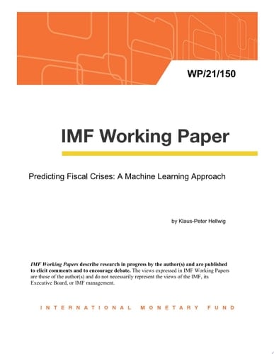 Predicting Fiscal Crises: A Machine Learning Approach