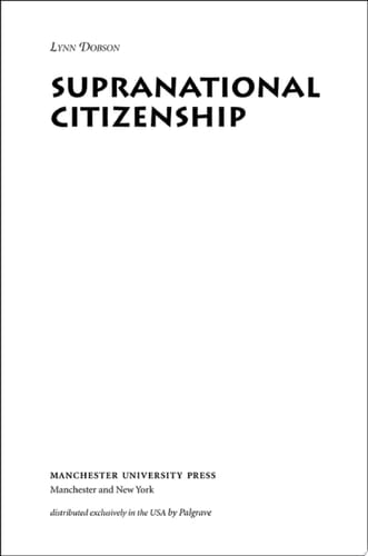 Supranational citizenship