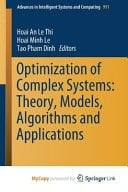Optimization of Complex Systems Theory, Models, Algorithms and Applications