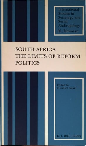 South Africa The Limits of Reform Politics