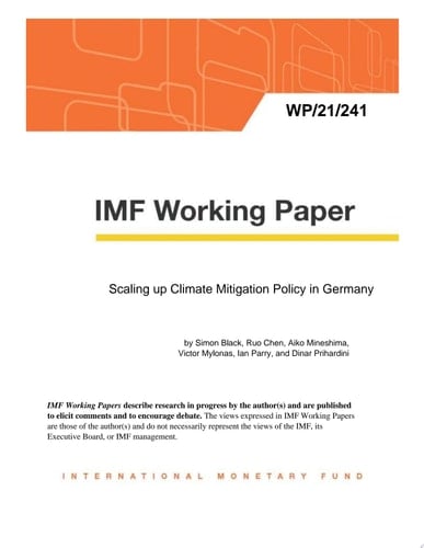 Scaling Up Climate Mitigation Policy in Germany