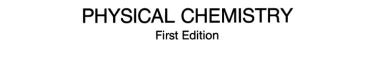 Physical Chemistry