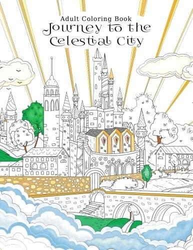 Adult Coloring Book Journey to the Celestial City Pilgrim's Progress