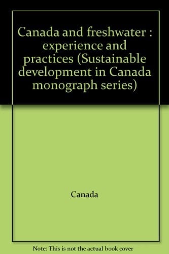 Canada Et Les Eaux Douces Expérience Et Pratiques