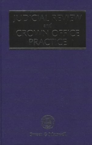 Judicial Review and Crown Office Practice