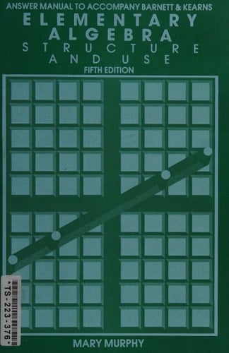 Elementary Algebra Structure and Use