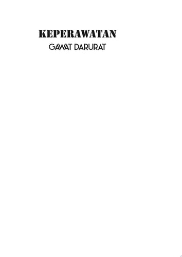 KEPERAWATAN GAWAT DARURAT