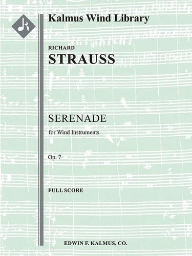 Serenade, Op. 7 Score