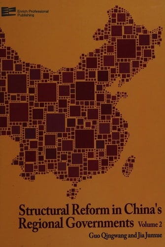 Structural Reform in China's Regional Governments